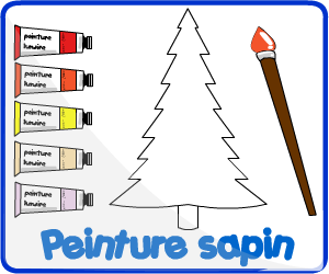 Peindre le sapin